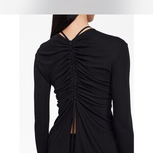 Proenza schouler white label ruched black top